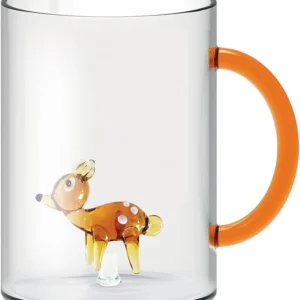 WD Lifestyle - Tazza Vetro Borosilicato Cerbiatto 420 ml
