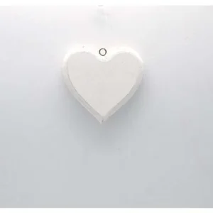 L.legno bianco cuore 5cm