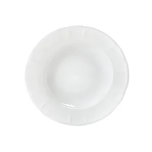 Londra piatto fondo 23cm bianco