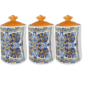 L.puertorico barattolo 3pz 11x11x14cm 56894