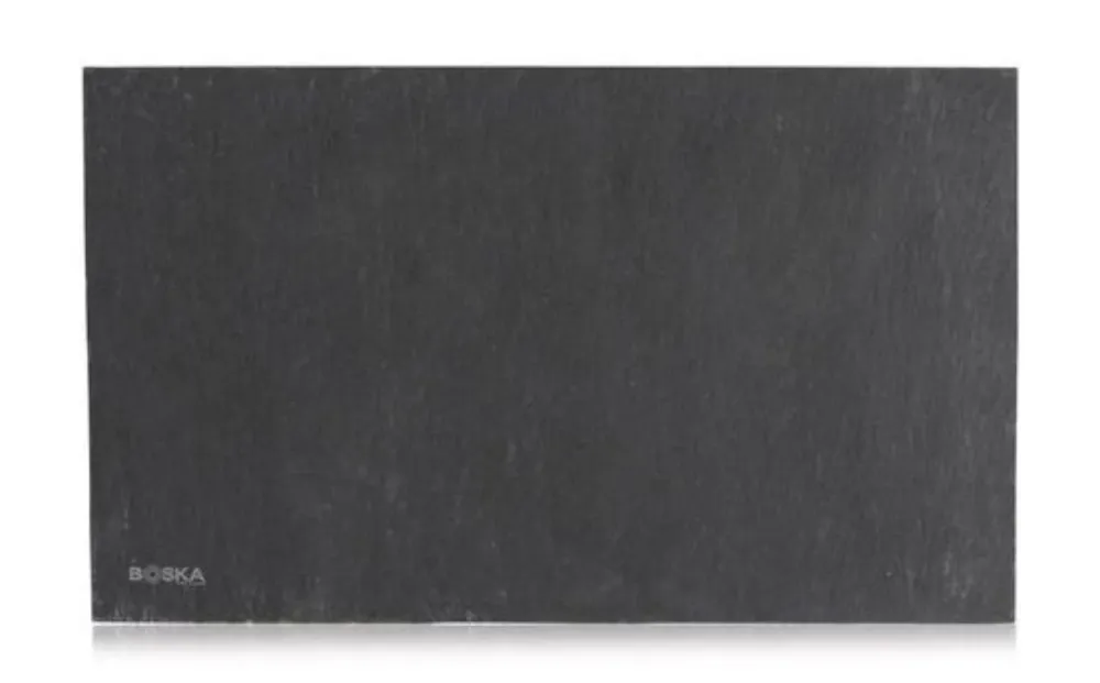 Luce ardesia della tavola da portata M Black Slate 256x152x8mm