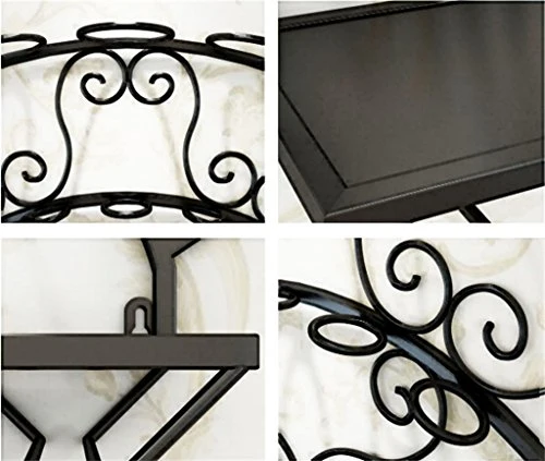 LYQQQQ Portabottiglie da Parete per Vino portabottiglie per Vino Vetro rovescio