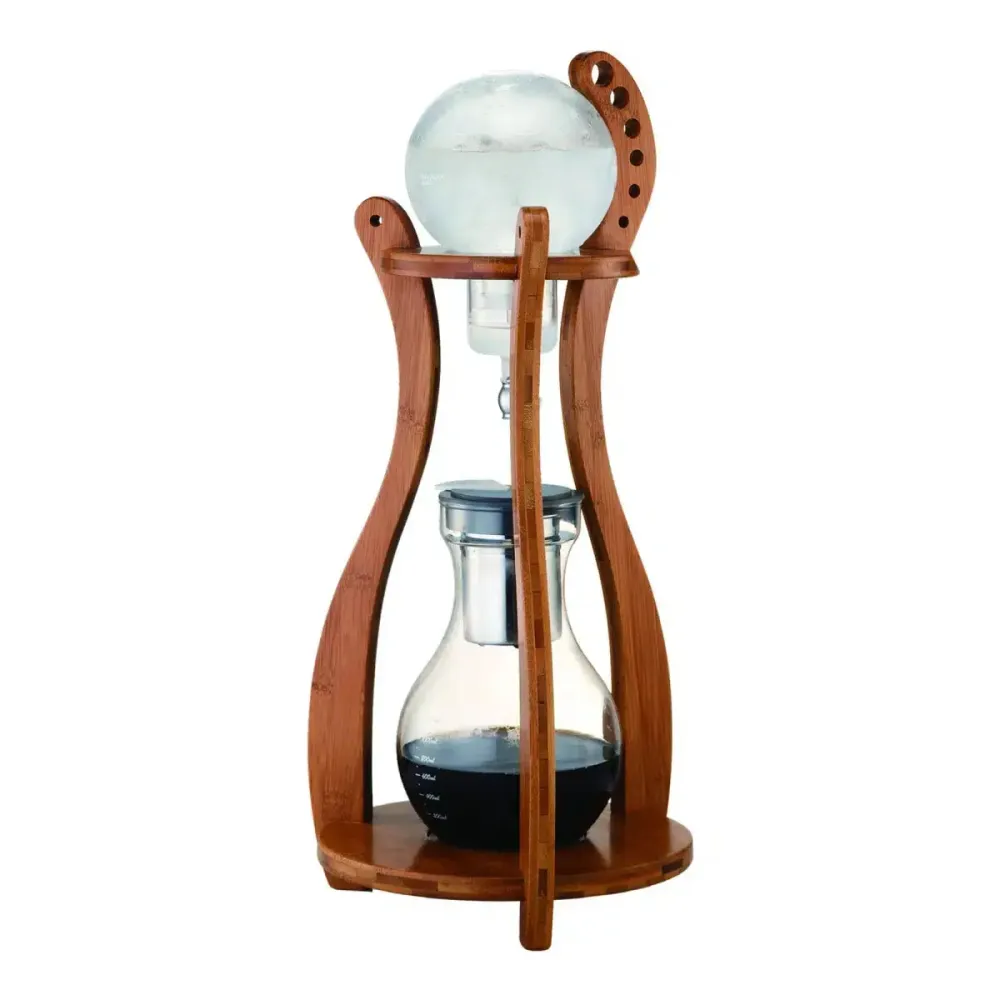 Macchina per caffè freddo con supporto legno - 10 tazze