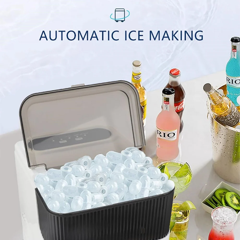 Macchina Per Ghiaccio Pepita Cubetti Di Ghiaccio Completamente Automatica Bassa Potenza