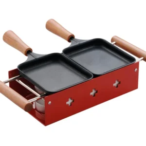 Macchina per raclette TTM Twiny Cheese rossa