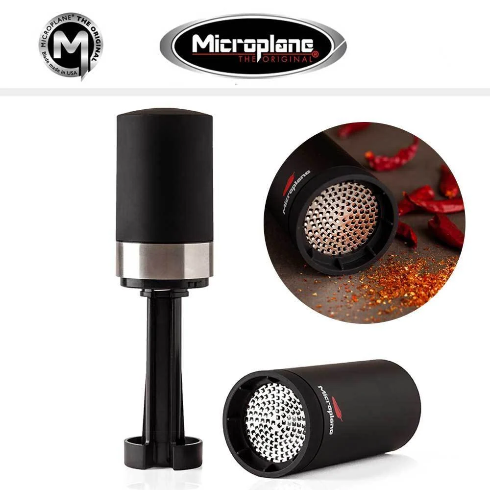 Macina Peperonicno Cm.21 Nero E Inox Microplane