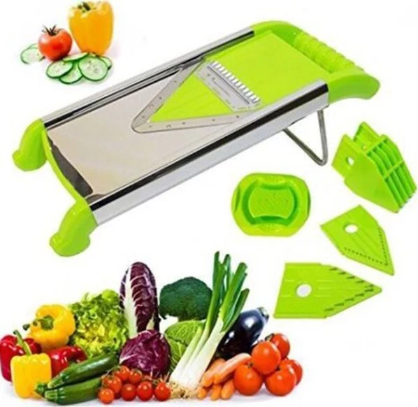 Mandolina Affetta Verdure Affettatore Multiuso Con Lama Acciaio Inox