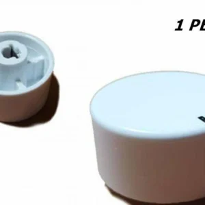 MANOPOLA CUCINA NARDI SAMET BIANCA 1 PEZZO NO ORIGINALE INNESTO 6 MM M 4712