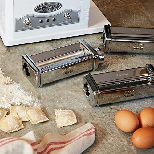 Marcato Impastatrice, Macchina per la Pasta Elettrica, Robot da Cucina, per Pizza, Pasta Fresca, Pane, Dolci, Biscotti, Co...