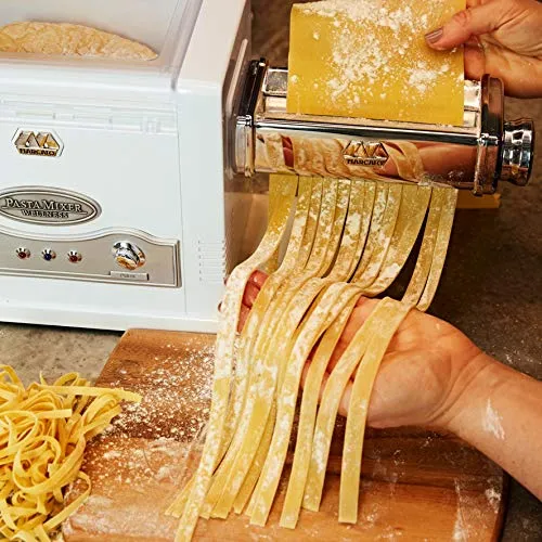 Marcato Impastatrice, Macchina per la Pasta Elettrica, Robot da Cucina, per Pizza, Pasta Fresca, Pane, Dolci, Biscotti, Co...