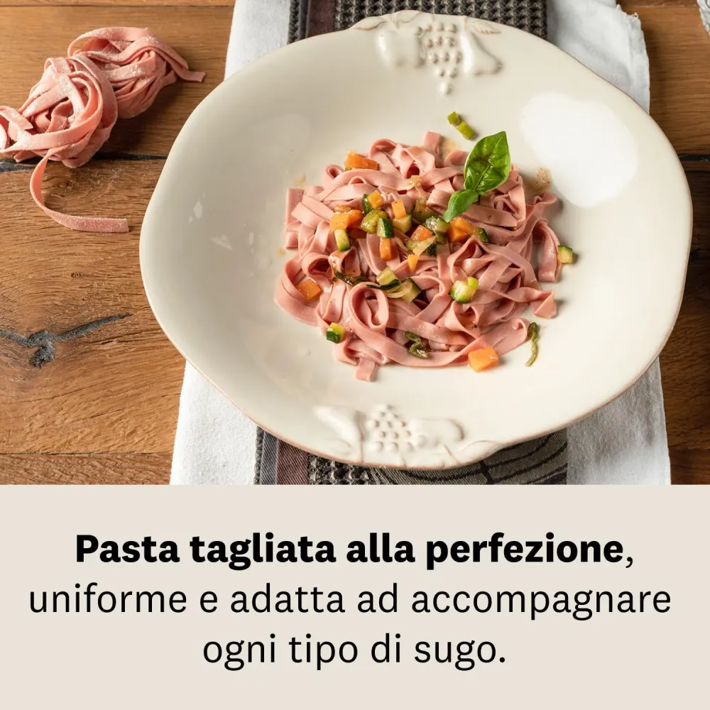 Marcato Macchina per la Pasta Elettrica Atlas 150 + Motore, Atlasmotor, Per Pasta,Lasagne, Fettuccine, Tagliolini, Acciaio.
