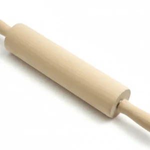 Mattarello Legno Con Manico Girevole Cm.60 Diametro Cm.5 Corpo Cm.40,5 Calder