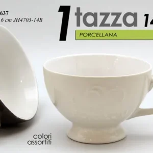 MBE/1PZ TAZZA 14*9,6CM ASS JH4703/14B