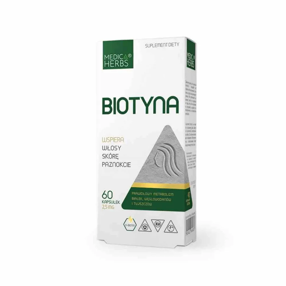 MEDICA HERBS Biotina 2,5mg, 60 capsule.