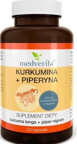 Medverita Curcuma Piperina 120 K