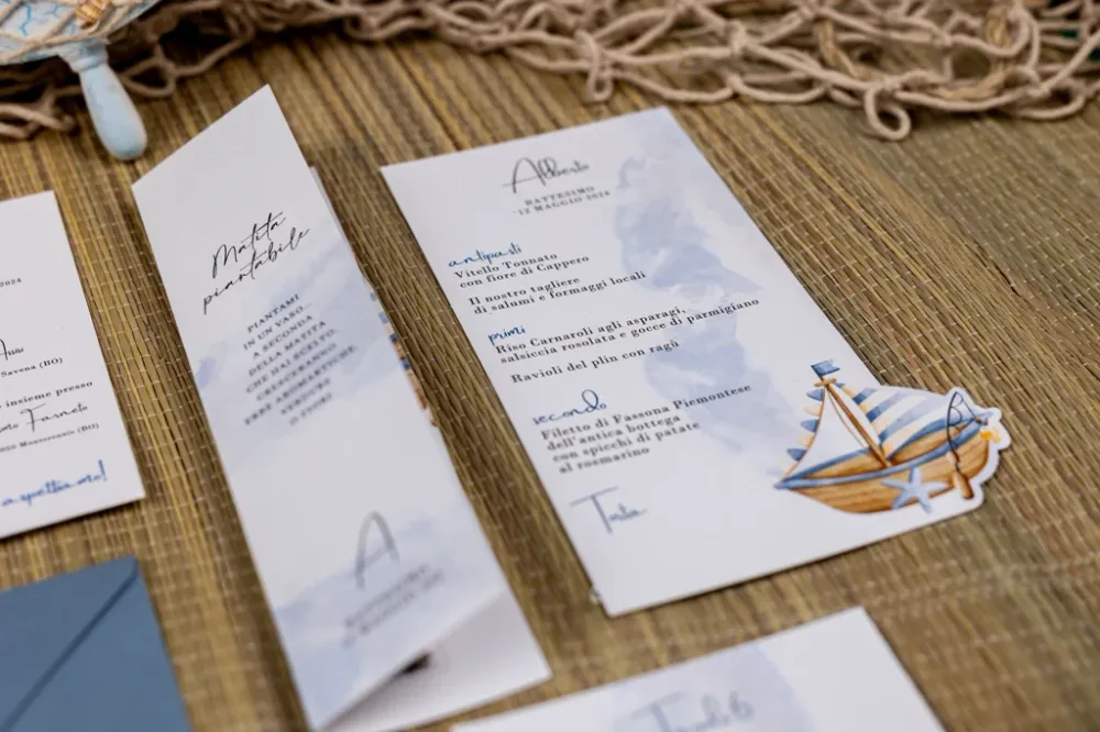 Menu - linea Baby Boat