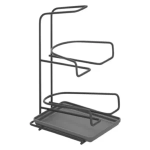 METALTEX scolapiatti Moka-Station 6 Lava nero 14x16x26 cm