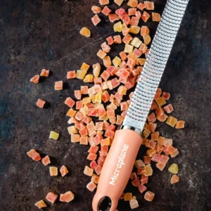 Microplane - Premium Zester Grattugia colore Terracotta Cinnamon Orange lama acciaio inox 46823E