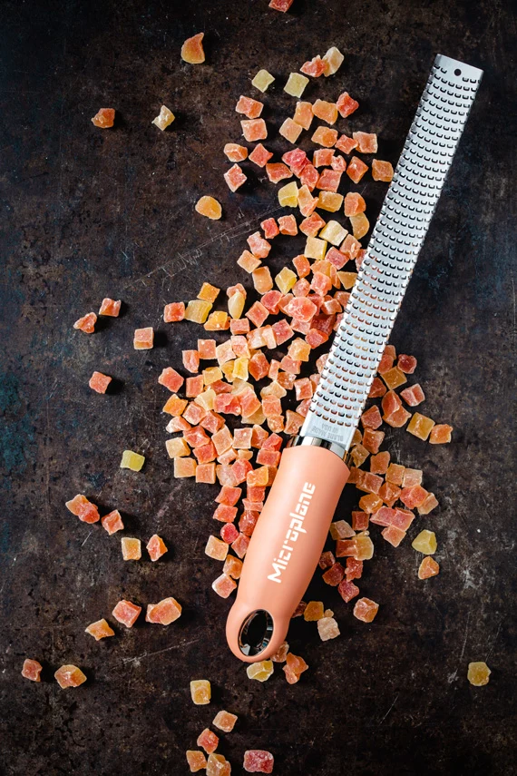 Microplane - Premium Zester Grattugia colore Terracotta Cinnamon Orange lama acciaio inox 46823E
