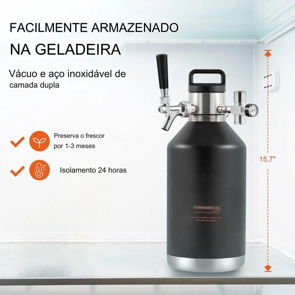 Mini Barril de Cerveja - 4L