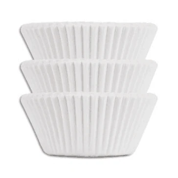 60 Mini Caissette per Cupcake Bianche