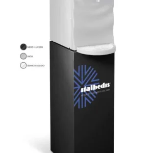 Mobiletto nero attrezzato con svuota vaschetta-contalitri-testata filtroallaccio acqua e co2 Italbedis