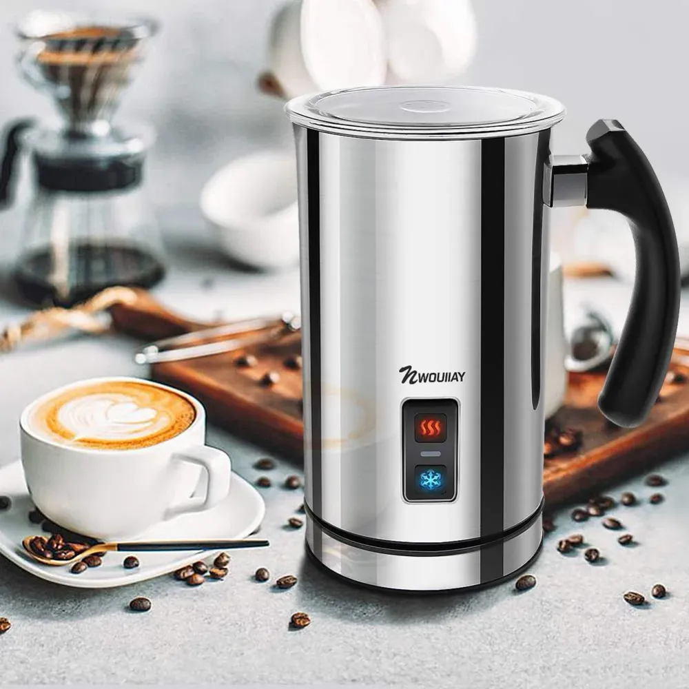 Montalatte Elettrico Riscaldamento Rapido 500W BICCHIERE MOUSERI PER Latte Controllo Temperatura Indicatore Livello Latte...