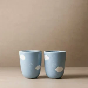 Cloud tazza media 220 ml cane mamma e papà bianco set da 2 pezzi MT