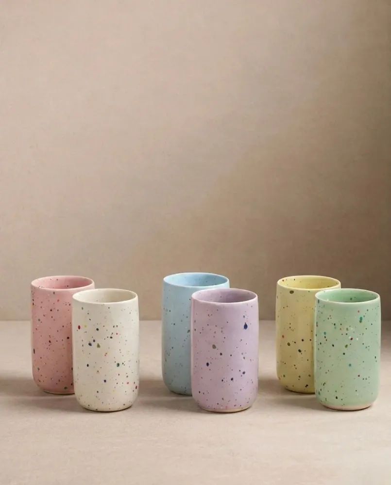 New Party Tazza Lunga 330ml - Mix 6 Pezzi MT