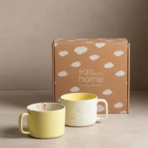 Set Duo Tazze Stoneware Breeze Party /Out 450ml Giallo MT