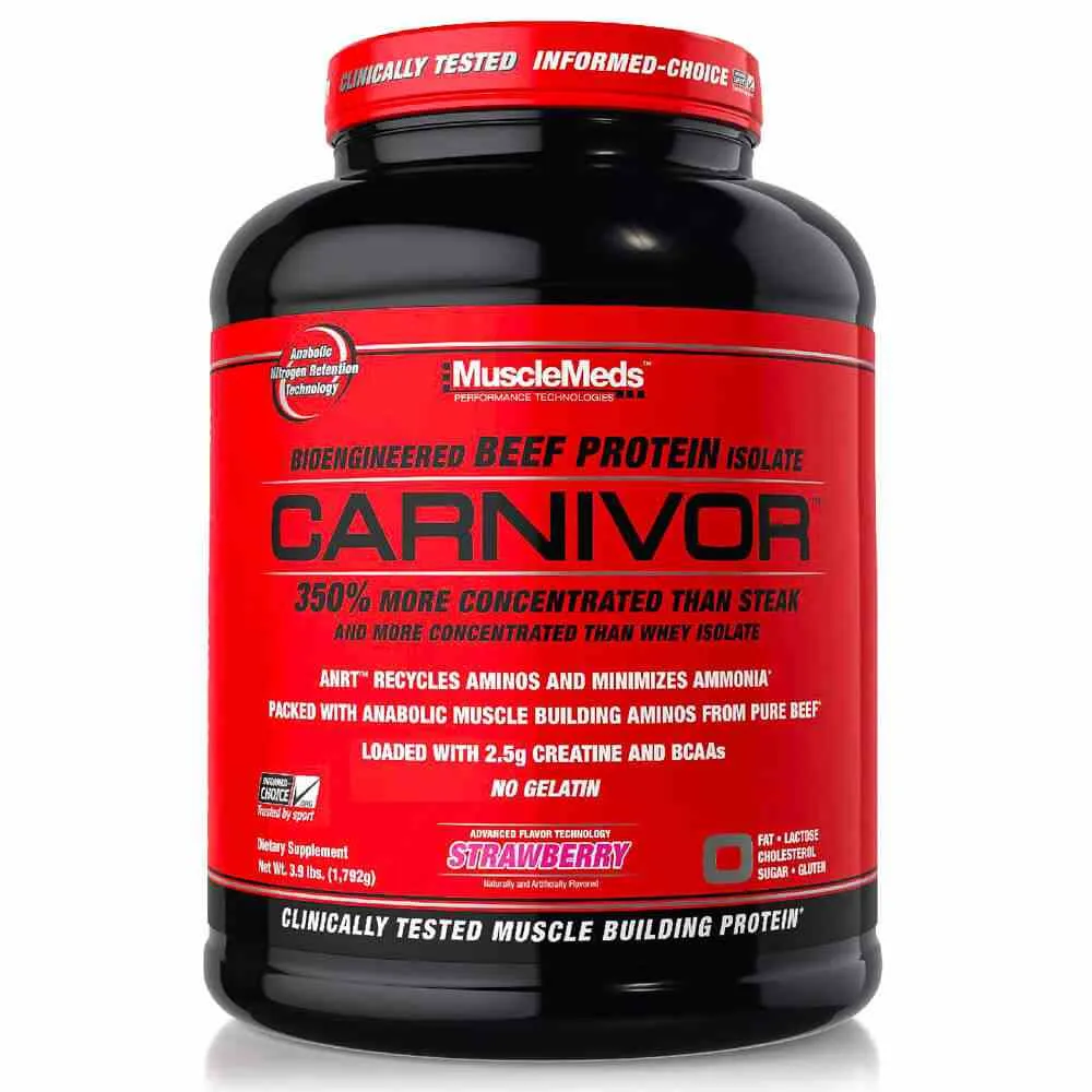 MuscleMeds Carnivor gusto fragola 1792 g