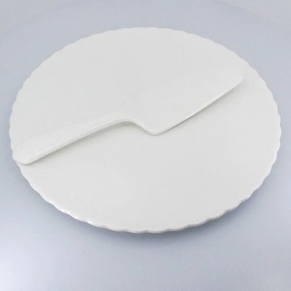 Narumi piatto da dolce con pala porcellana Bone China /0330