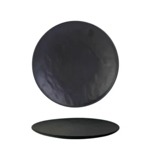 Nero organic piatto tondo 20cm melamina