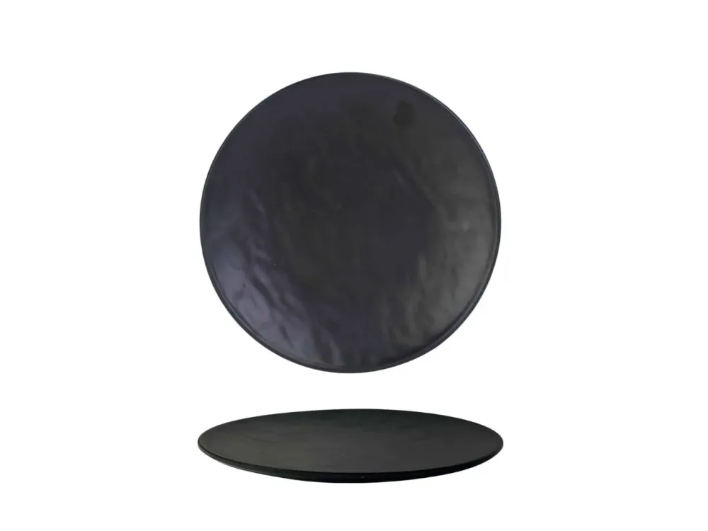 Nero organic piatto tondo 20cm melamina
