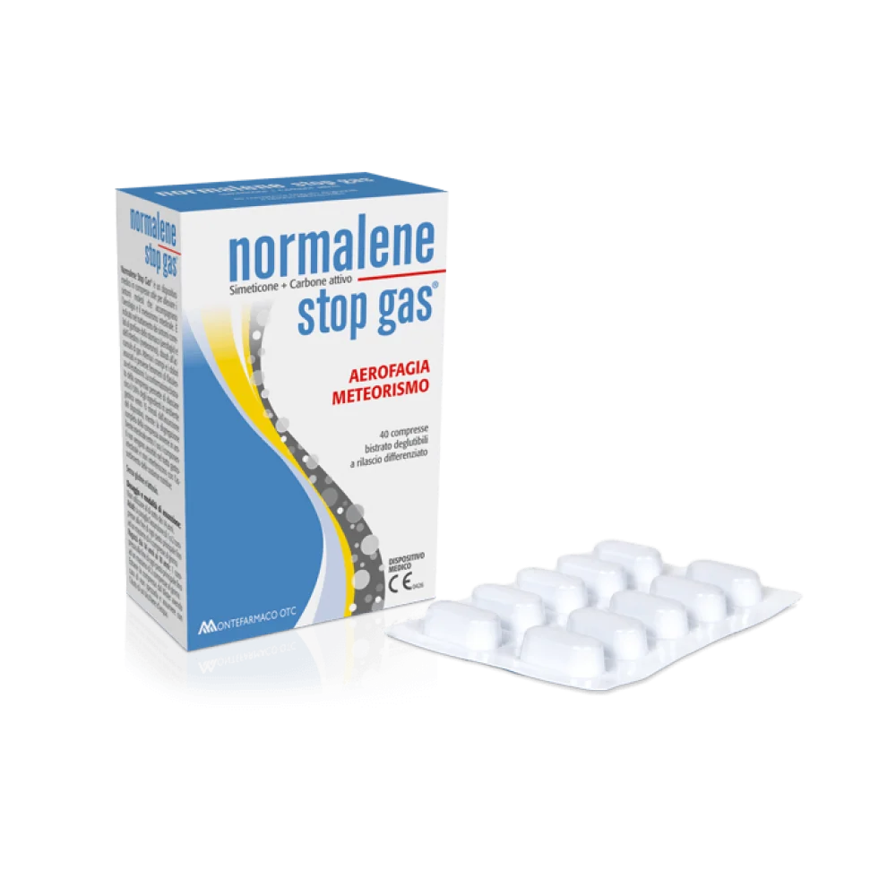 NORMALENE STOP GAS 40 COMPRESSE