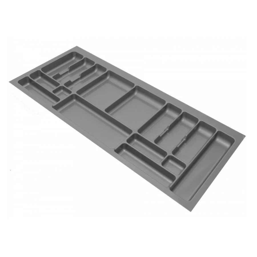 Portaposate per cassetti 1200mm - Profondità: 490mm - Metallico NTP