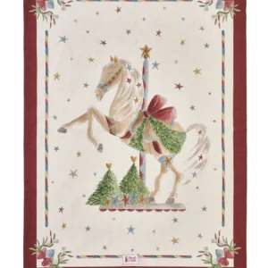 Nuvole di Stoffa Canovaccio natalizio "Giostra" 50x70 cm 2 varianti (1 unità)