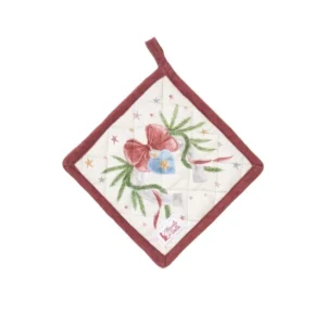 Nuvole di Stoffa Presina natalizia "Giostra" 18x18 cm 2 varianti (1 unità)