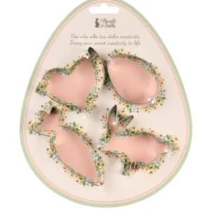 Nuvole di Stoffa Set 4 stampini di pasqua acciaio "Rabbit PePen" 5-8 cm