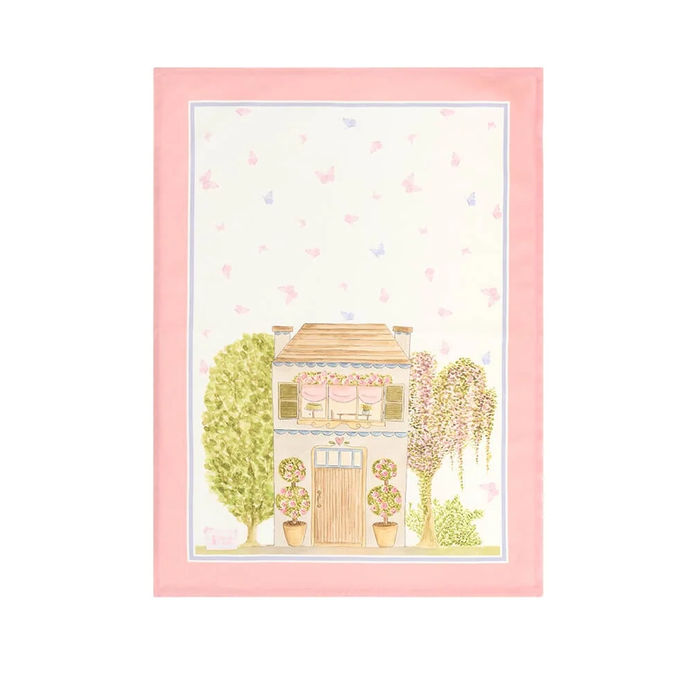 Nuvole di Stoffa Canovaccio cotone "La Vie en Rose" 50x70 cm