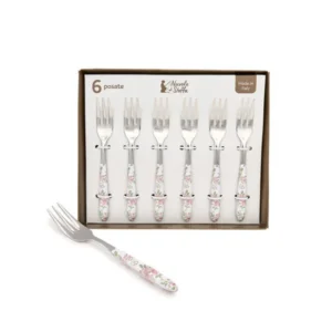 Nuvole di stoffa Set 6 forchettine dolce Wendy