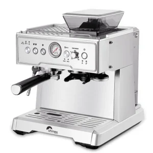 Ohmex Macchina per espresso OHM-XPS-7303 (portafiltro) – 20 bar, 2,3 l, ugello per schiuma di latte, acciaio inossidabile