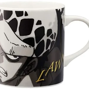 One Piece Law Monochrome Mug 8cm 121118 White Made Japan