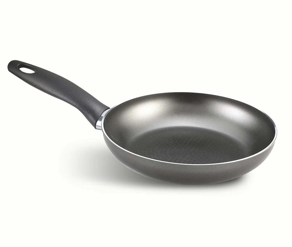 Padella Alta Ø26 cm Antiaderente Rivestimento Ecotitan Induzione Silex Grigio