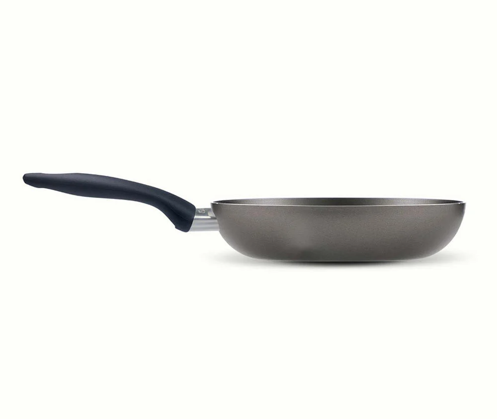 Padella Alta Ø26 cm Antiaderente Rivestimento Ecotitan Induzione Silex Grigio