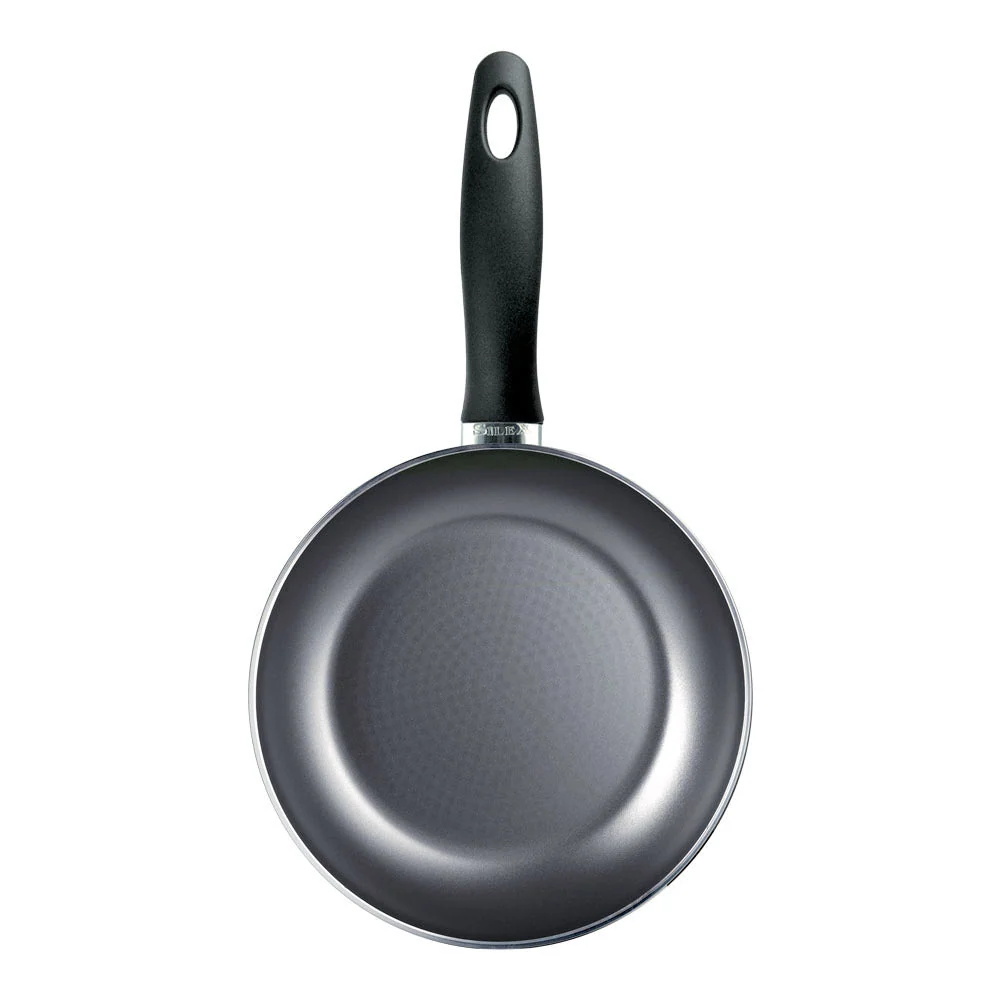 Padella Alta Ø26 cm Antiaderente Rivestimento Ecotitan Induzione Silex Grigio