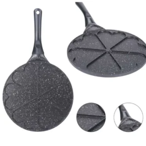 Padella Antiaderente Per Pancake 6 Fori Forma Cuore Accessori Per Cucinare