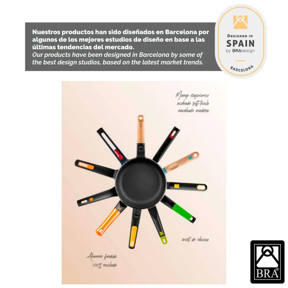 Padella per paella ceramica antiaderente Life BRA