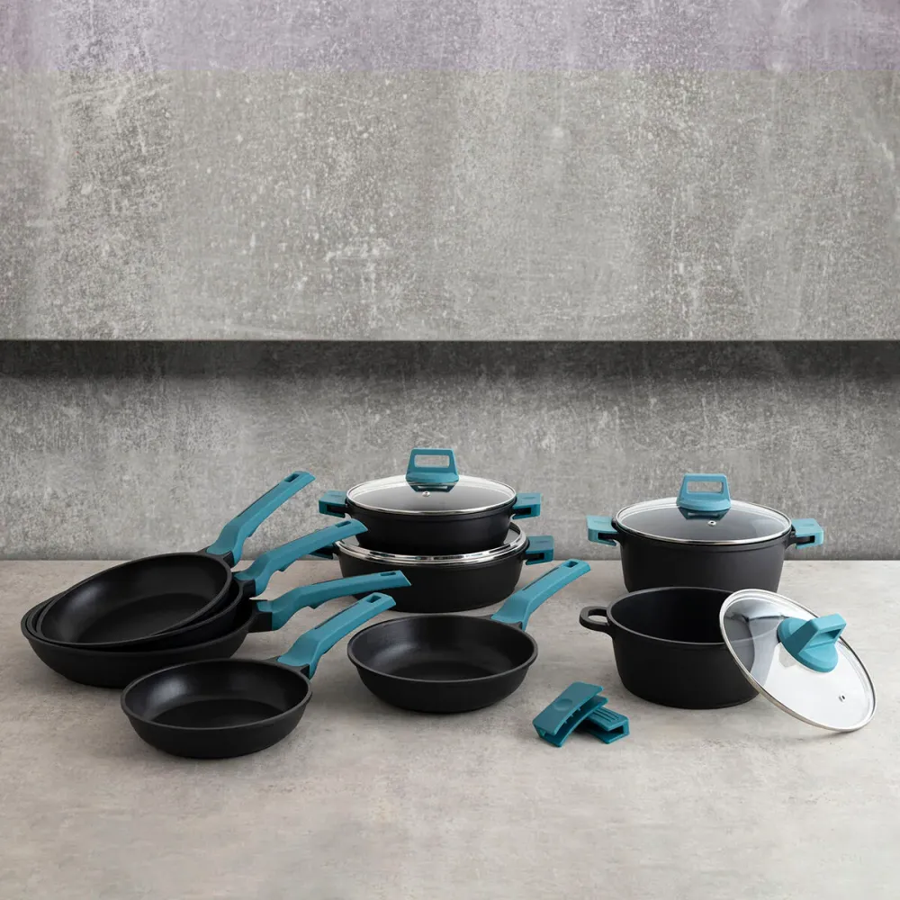 Padella Quid Confort Azzurro Metallo Ø 28 cm (6 Unità)