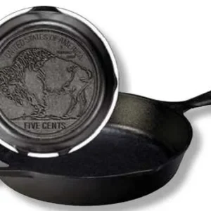 Padella tonda 26,04 cm logo bufalo Lodge&Seasoned